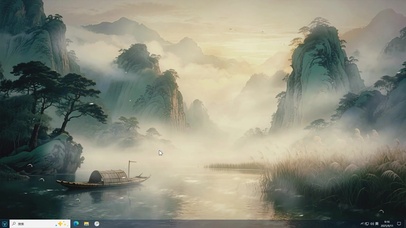 飞鸟渡霞-桌面主题