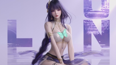 842期|纯欲系绝美雷电将军