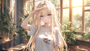 唯美房间女孩