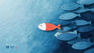 极简美学 ~桌面鱼群（静态版）