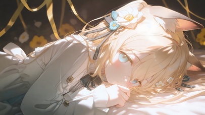 治愈甜美二次元动漫少女可爱萝莉