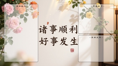 诸事顺利-分区桌面