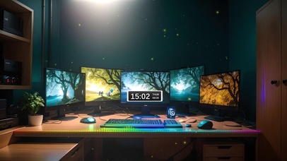 4k-卧室电脑屏幕