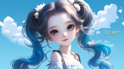 可爱的陶瓷娃娃