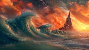 奇幻海上黄昏