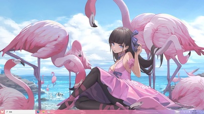 天鹅少女—【主题桌面】