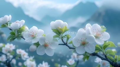 4k唯美的海棠花