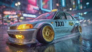 雨天出租车