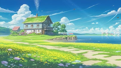 绿色风景动漫壁纸