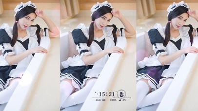 女仆装妩媚美女