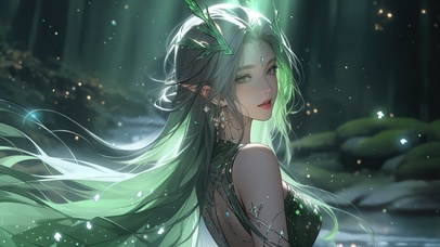 森林精灵美少女