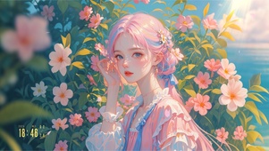 4K 娇媚动人女孩