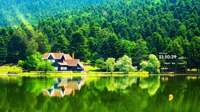 4k 治愈护眼夏日青山绿水