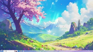 风景AI动漫风格-桌面主题