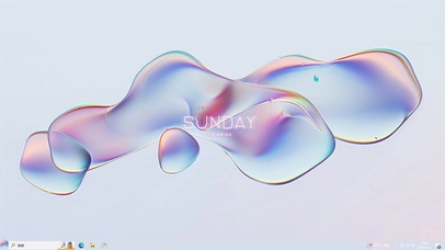 简约水滴—【主题桌面】