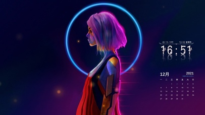 赛博朋克机械女孩