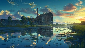 夏日废弃工厂