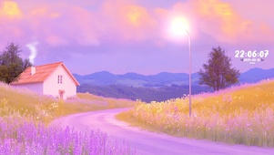 路面薰衣草小屋