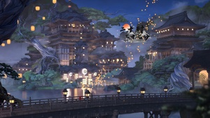 唯美古城山寨