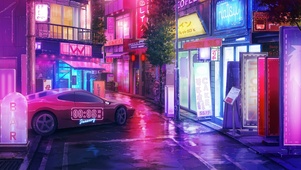 霓虹街道