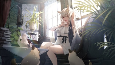 4K唯美治愈性感猫耳少女