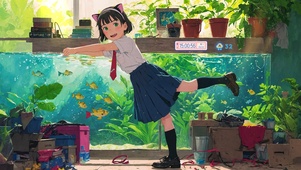 夏日金鱼私语