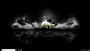 深夜小岛—【主题桌面】