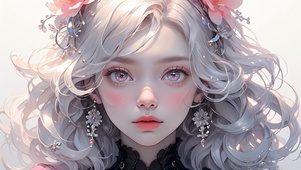 两眼无神