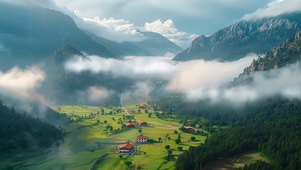 4K 清新自然 山林美景 1