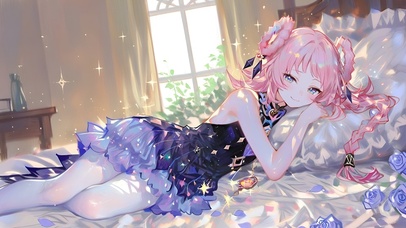 趴着的少女-茜特菈莉