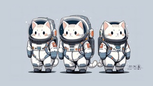 宇航员猫咪