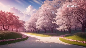 浪漫樱花小路