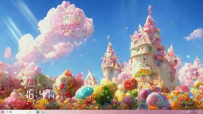 治愈城堡桌面主题