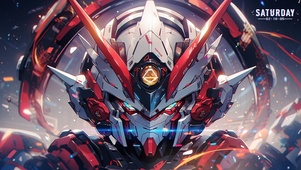 4K高清 红色高达