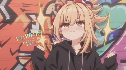 嘟嘟嘴可爱女孩