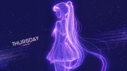 炫彩星河美少女