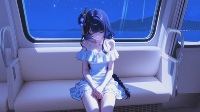 夏末の旅行（night）