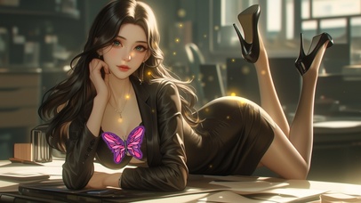 明眸善睐，顾盼生辉