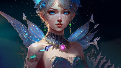 蝴蝶女神 4K 蝴蝶仙子