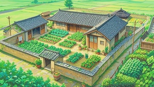 乡下四合小院