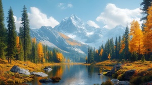 秋山镜湖