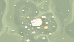惬意瞌睡猫