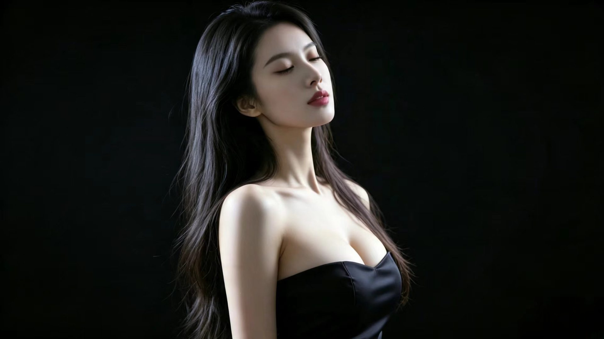 性感长发美女