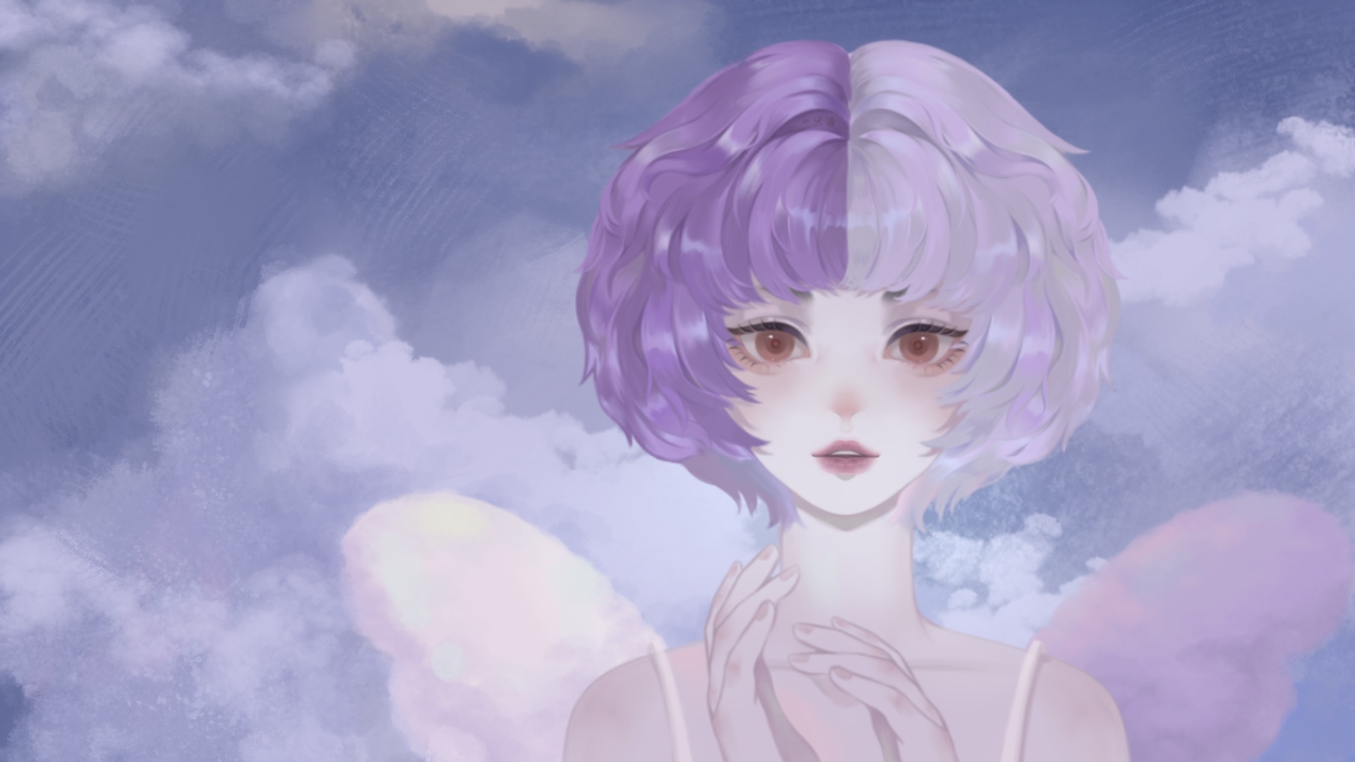 可爱女孩原创壁纸壁纸大赛壁纸封面图云妮壁纸于2021-04-15上传元气