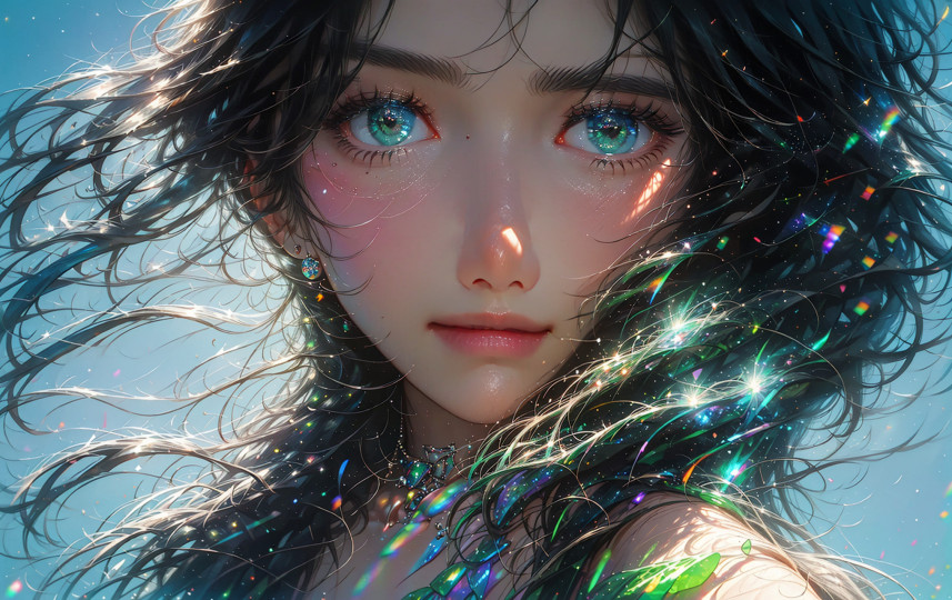 发光少女