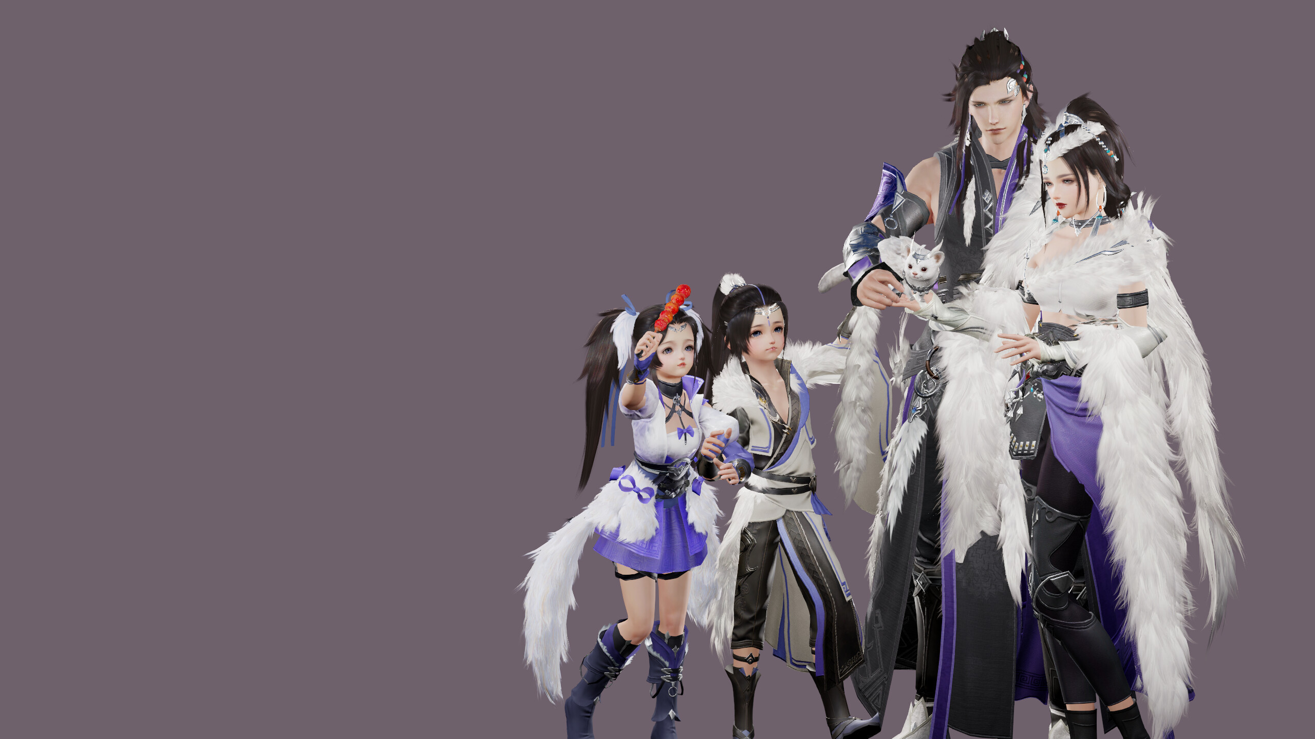 霸刀四人组(游戏静态壁纸) - 静态壁纸下载 - 元气壁纸