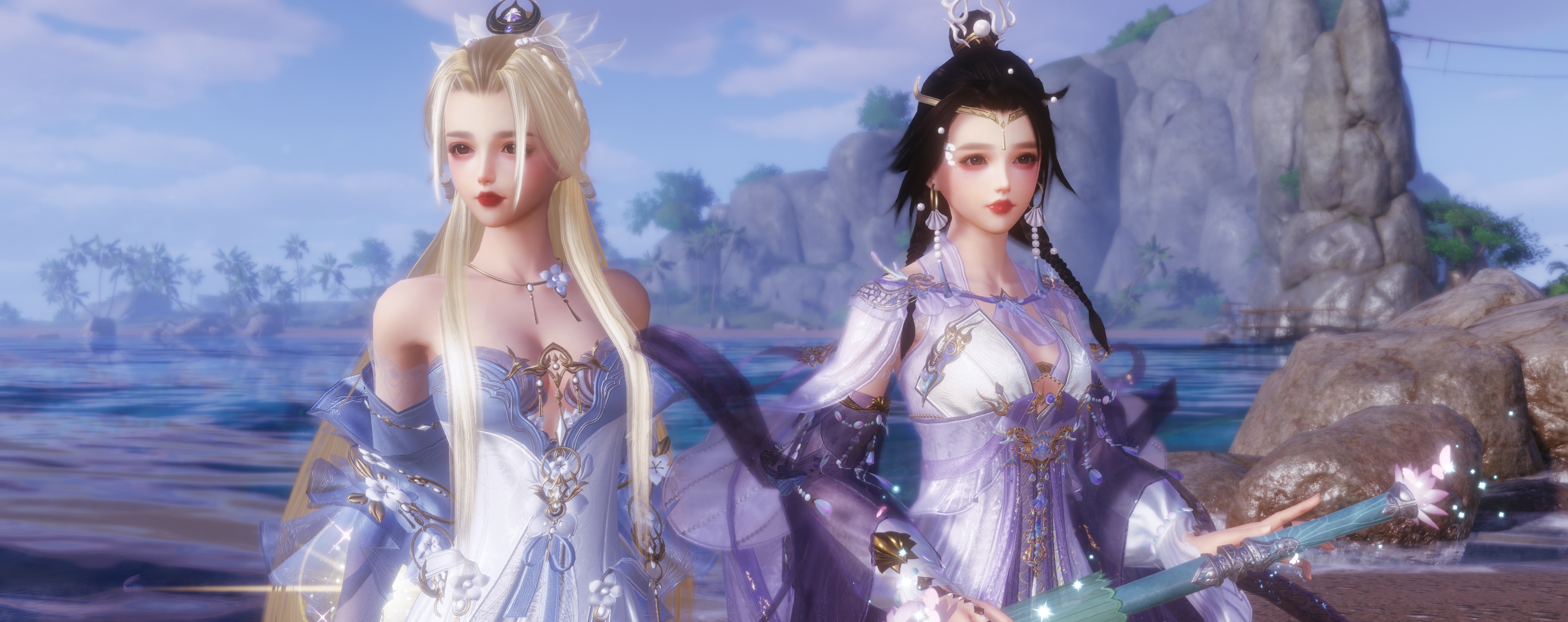 剑网3剑三蓬莱秀伞(游戏静态壁纸) - 静态壁纸下载 - 元气壁纸