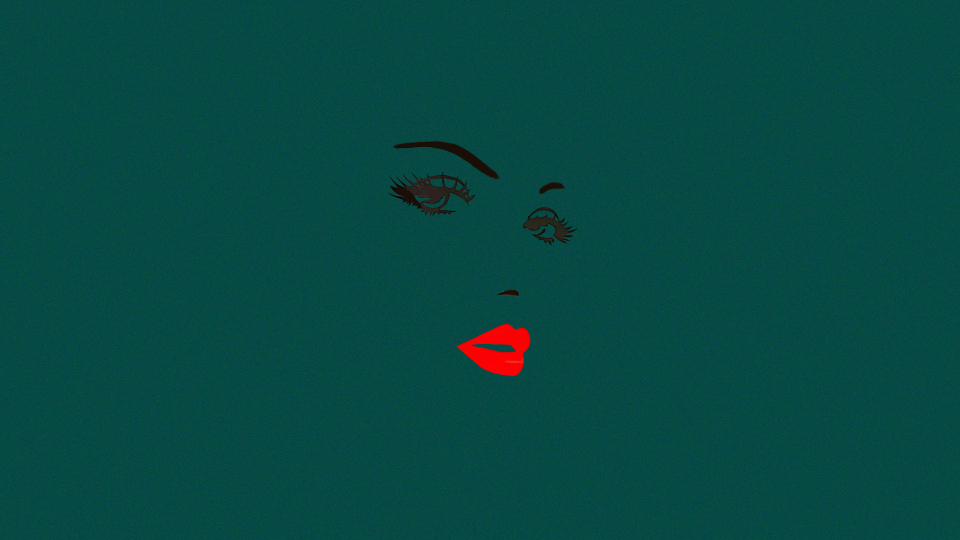 4K忧伤眼神简约壁纸