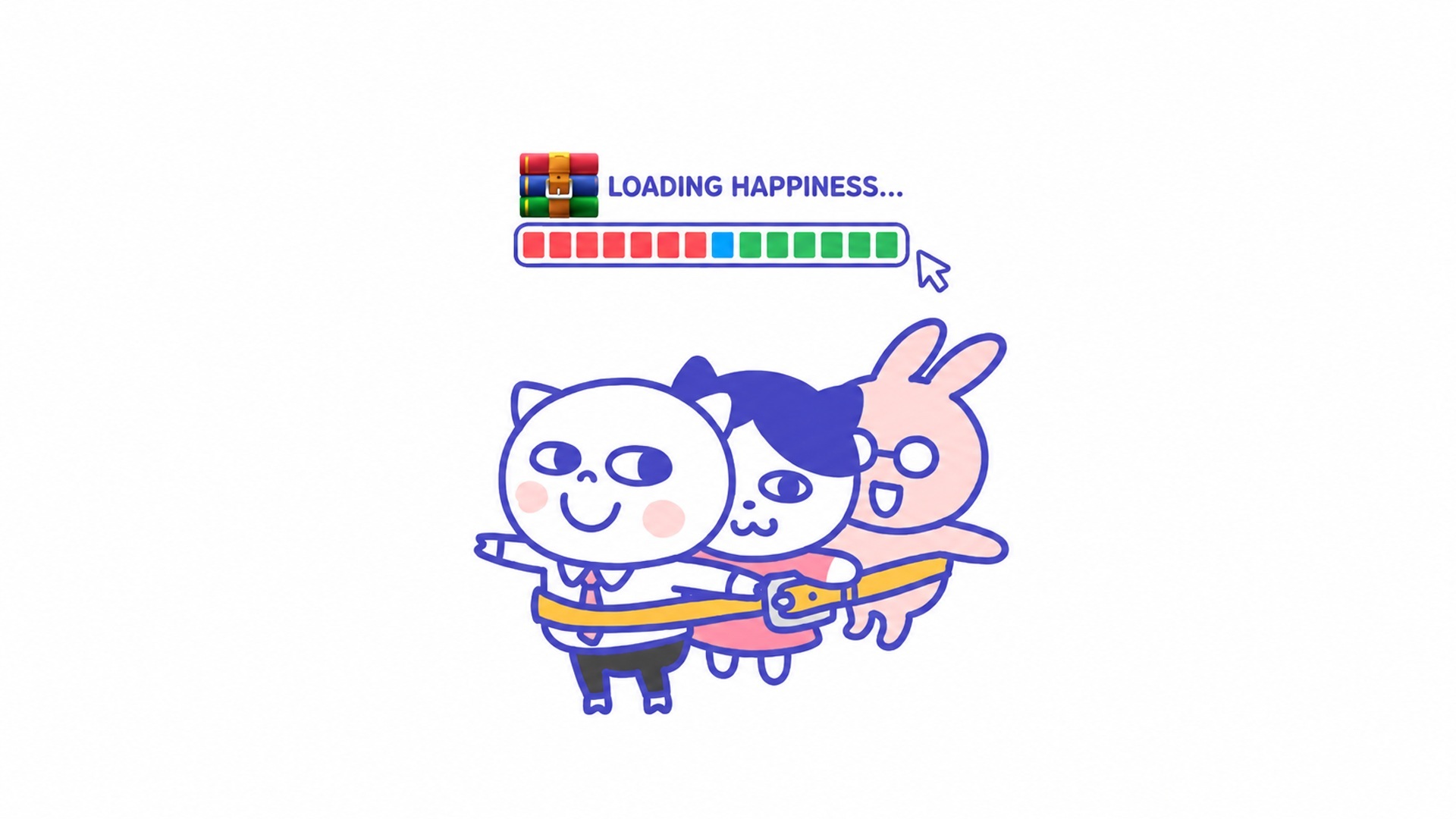RAR×猪傻傻打工人必备壁纸