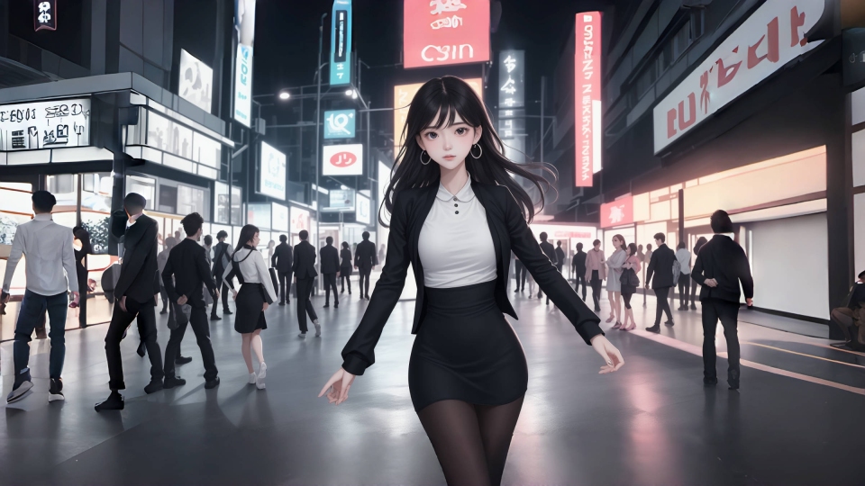 白领美女